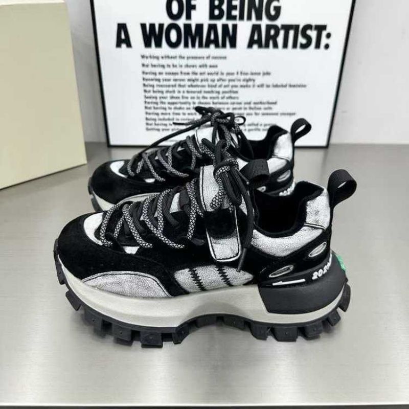 Suela gruesa deportes ocio correr papá zapatos mujer moda 2025 primavera nuevo estilo Forrest Gump zapatos mujer moda coreana casual