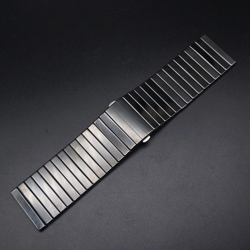 Ceramic Watch Strap Black Outer Ceramic Plastic Black Diamond Watch Strap Men's and Women's 19/27/35mm