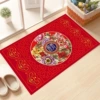 Crystal velvet red door pad-19