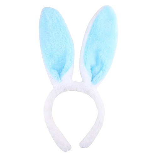外贸万圣节兔耳朵头箍鬼节兔子发箍兔女郎发夹助威道具批发