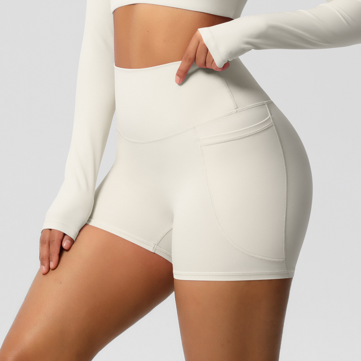 Classic Style Sport Style Solid Color Nylon Spandex Active Bottoms Leggings Sweatpants display picture 56