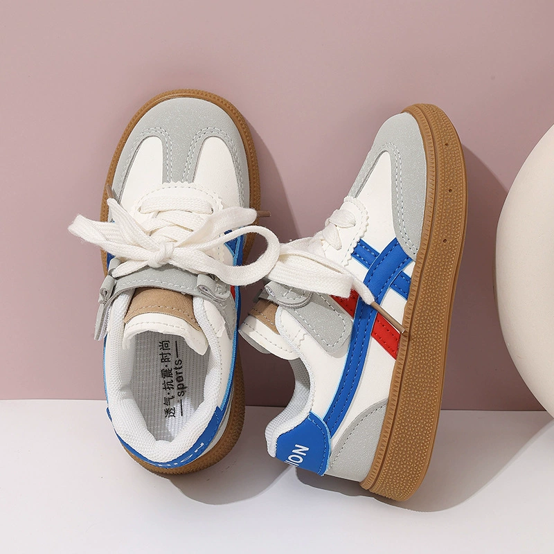 Детская спортивная обувь 2025, весенне-осенняя новая противоскользящая обувь на мягкой подошве для мальчиков, обувь Форрест Гамп, дышащая моральная тренировочная обувь для девочек