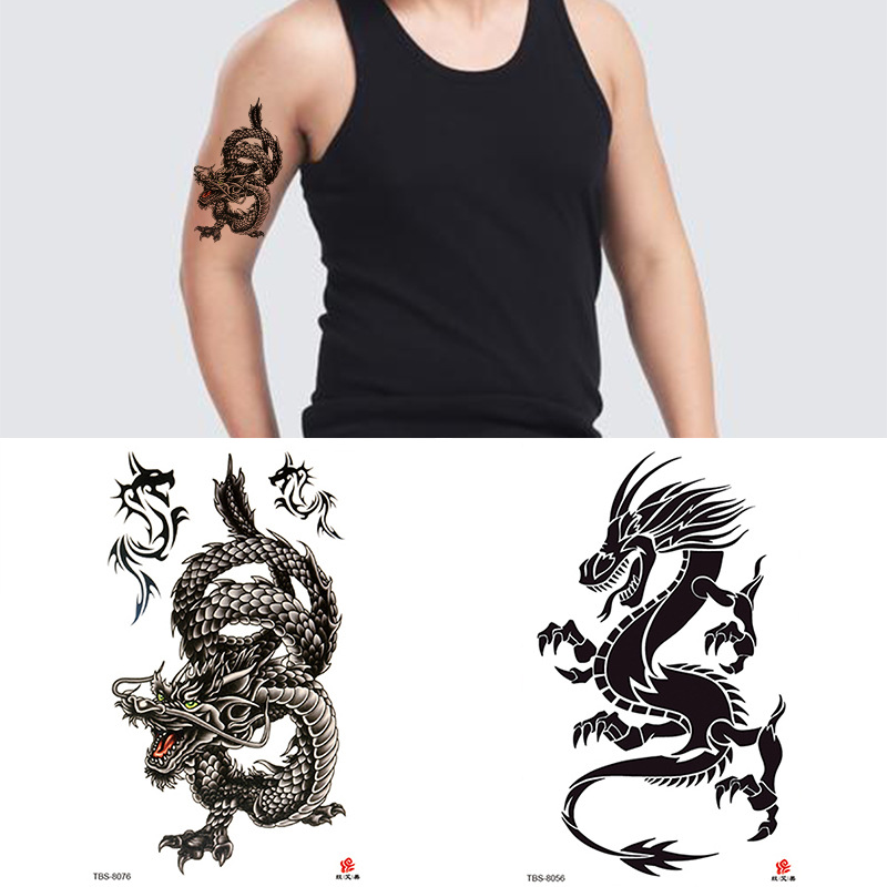 小花臂纹身贴 防水纹身贴纸 图腾花臂纹身贴 现货供应可来图定制