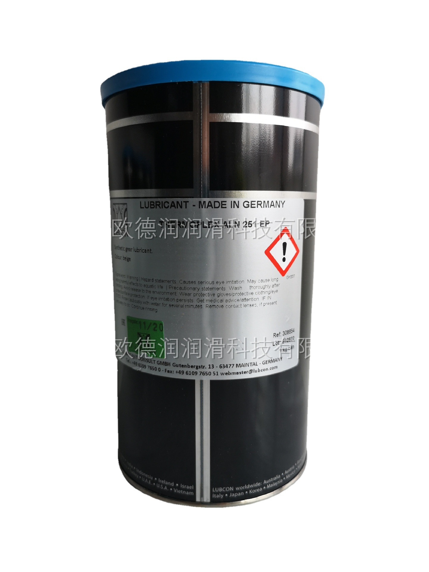 德国劳博抗润滑油脂LUBCON TURMOSYNTHOIL PG 68代理直发