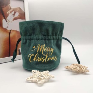 Factory made black green long velvet watch bag ring earrings storage bag navigator humidifier packaging bag