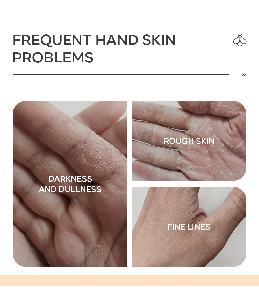 Cross-border QUIYUM milk Honey Hand Wax 50g Moisturizing, hydrating and hydrating hand care skin care products in stock from the manufacturer undefined