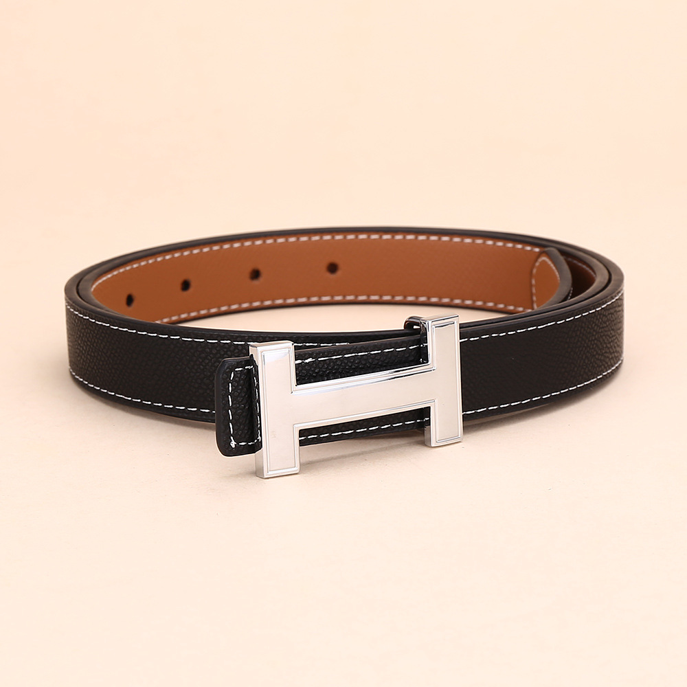 Black+camel/silver buckle
