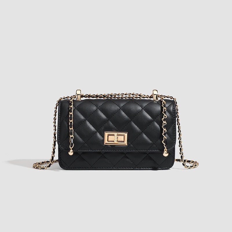 Chanel-Style Quilted Chain Bag for Women, 2025 New Fashion Versatile Large-Capacity Commuter Shoulder Crossbody Bag Trendy Chanel-Style Quilted Chain Bag for Women, 2025 New Fashion Versatile Large-Capacity Commuter Shoulder Crossbody Bag Trendy