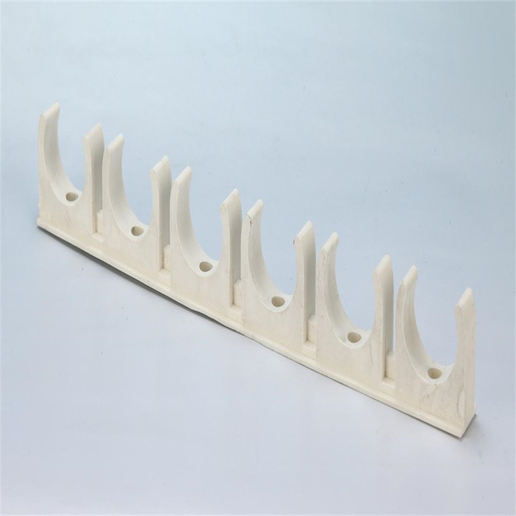 中山环宇锚牌UPVC英标给水管六联管卡PVC管卡英标管件白色BS4346