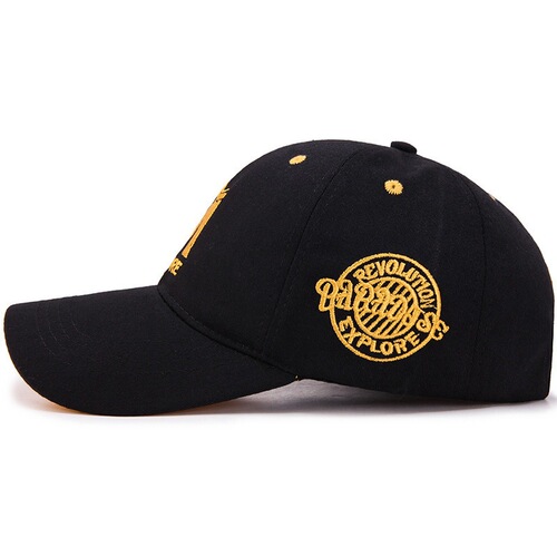 Hat for men's sunscreen white women's baseball cap sunshade hat embroidered casual cap with spring and autumn eaves and all-matching