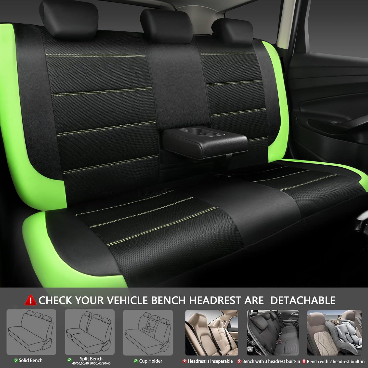 Cross-Border Pu Leather Universal Car Seat Cover Sandwich Leather Temu Amazon Meike Multi Factory Direct Sales