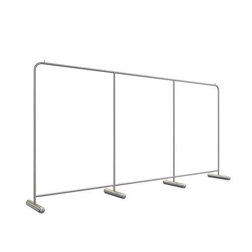 Fashion store display rack hanger, popular display decoration props, women's island floor-standing stainless steel cargo rack