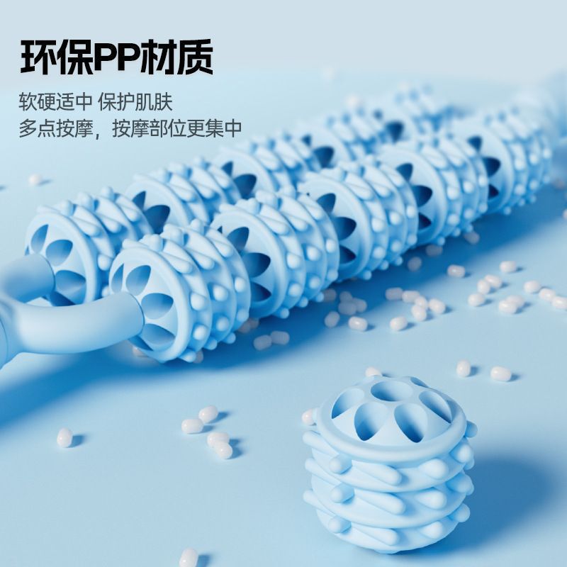 Rodillos de masaje para niños, rodillos de dientes de lobo, rodillos de masaje para piernas, rodillos de masaje para niños