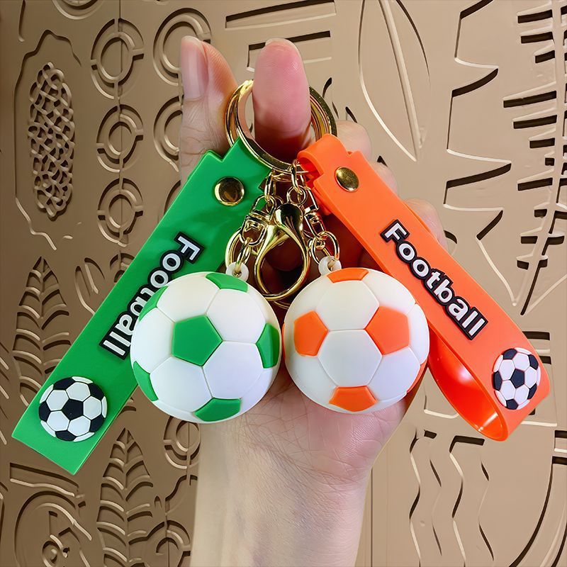 Cartoon Creative World Cup Football Keychain Pendant Couple Bag Pendant Car Keychain Small Gift Wholesale