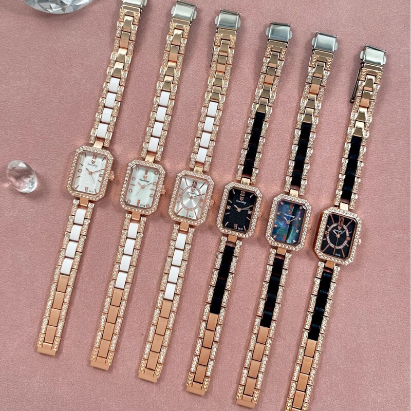 New Style Chanel-Inspired Women's Watch, Light Luxury and High-End Quartz Watch with Diamond-Encrusted Square Dial, Fashionable Wristwatch in Stock New Style Chanel-Inspired Women's Watch, Light Luxury and High-End Quartz Watch with Diamond-Encrusted Square Dial, Fashionable Wristwatch in Stock