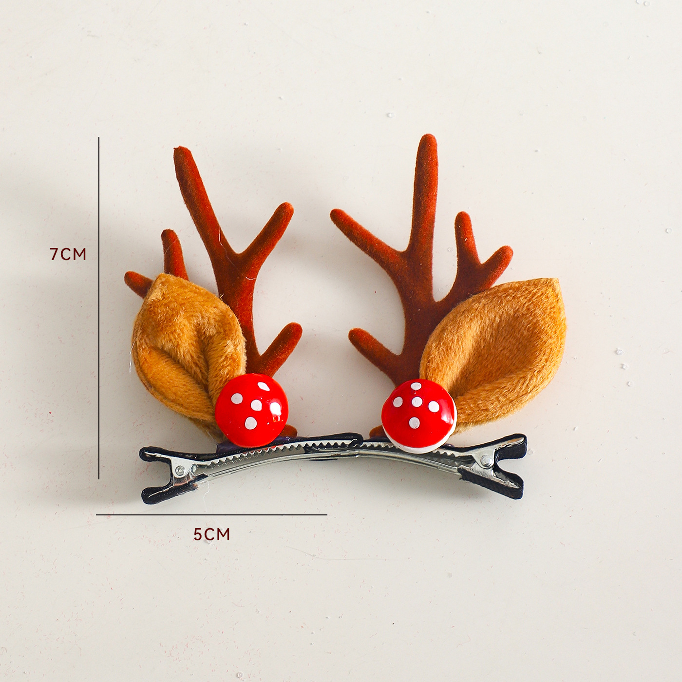 Decoración de árbol de Navidad de siete colores cordier corno de ciervo clips ornamentos embalaje de flores floral florista diy