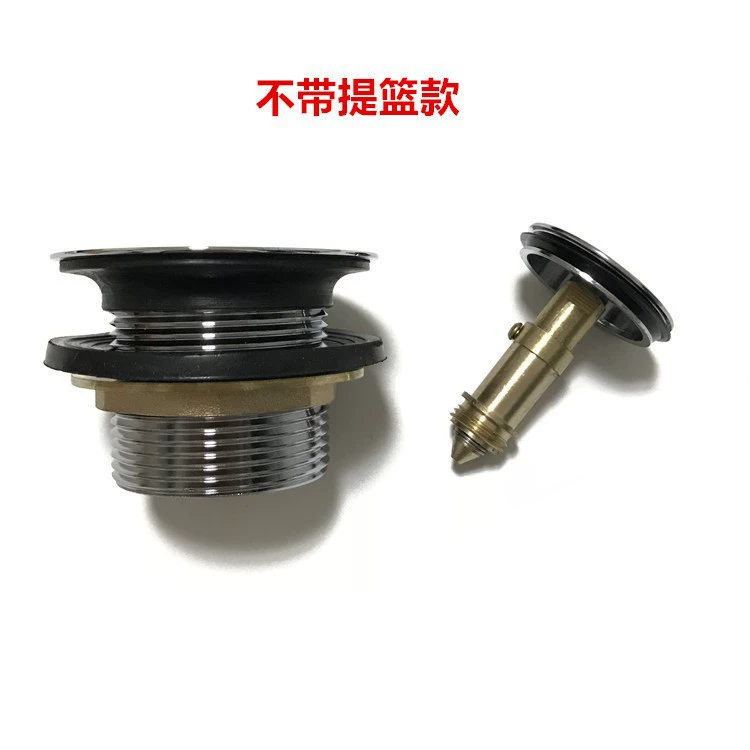 Слив для ванны, цельномедный пружинный слив для душевой комнаты, корзина с приводом от ножного управления из цинкового сплава, пружинный слив