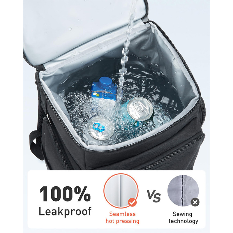 Amazon nueva mochila refrigerada impermeable, aislamiento térmico, mochila refrigeradora a prueba de fugas, bolsa refrigerada portátil para viajes a la playa