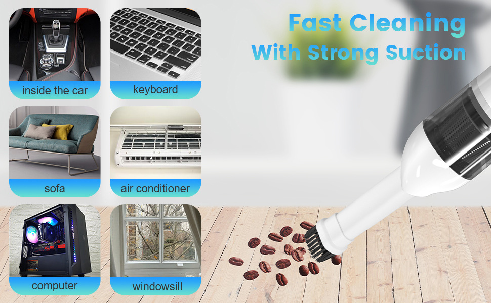 Cross-border new car vacuum cleaner car Wireless dust blower Mini small car portable handheld vacuum cleaner