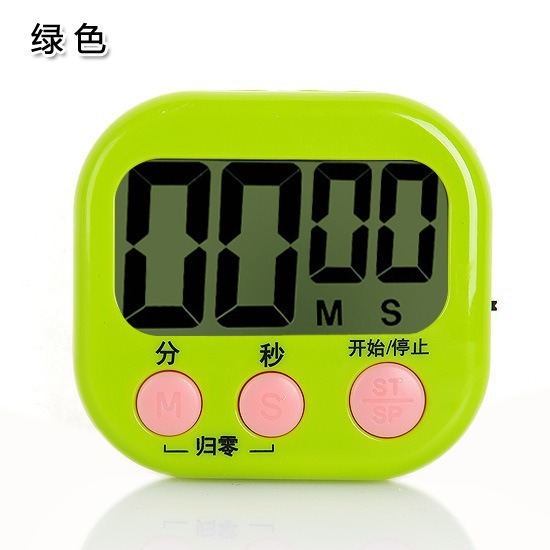 厨房定时器计时器大屏显学生电子闹钟秒表钟时间管理记时提醒器|undefined