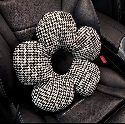 Promotional Car Black Cyber Celebrity – Other Automotive Interior Supplies - houndstooth-flower-waist-black