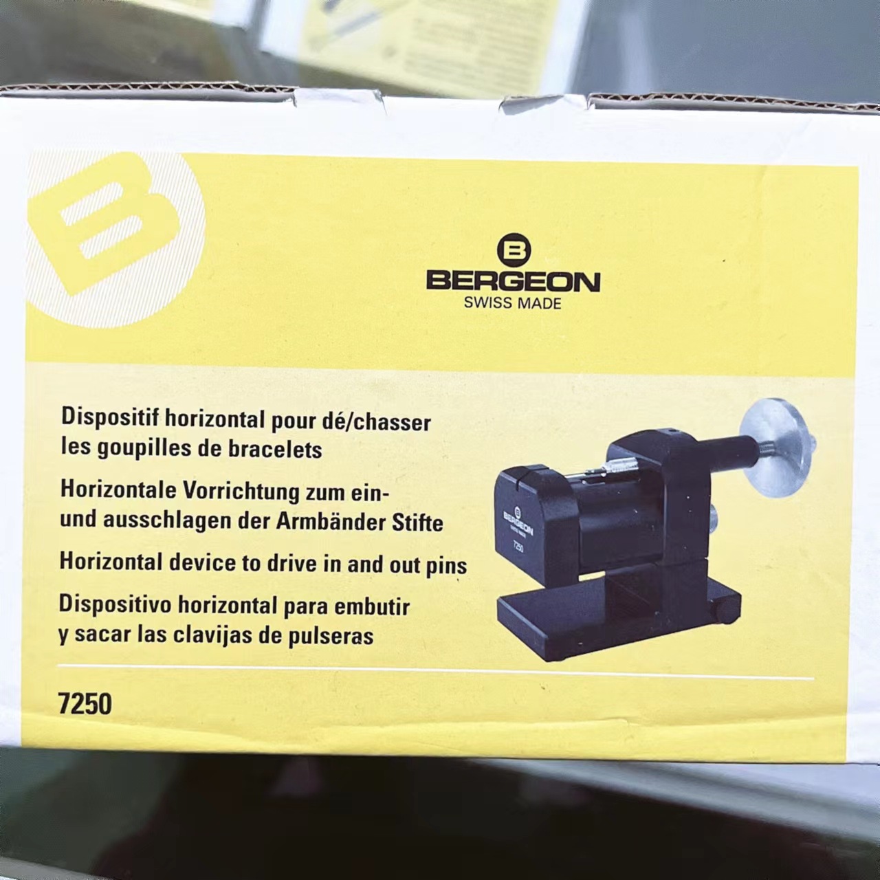 修表工具 瑞士博格BERGEON 7250拆表带表节 钟表维修工具