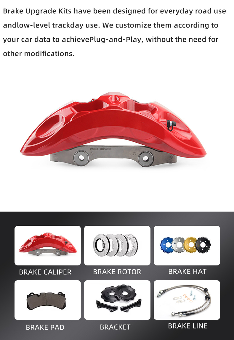 9N 6-Piston 400mm Brake Disc Caliper Suitable for Akebono Audi A7