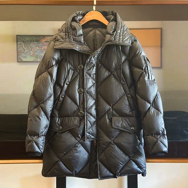 Long down jacket
