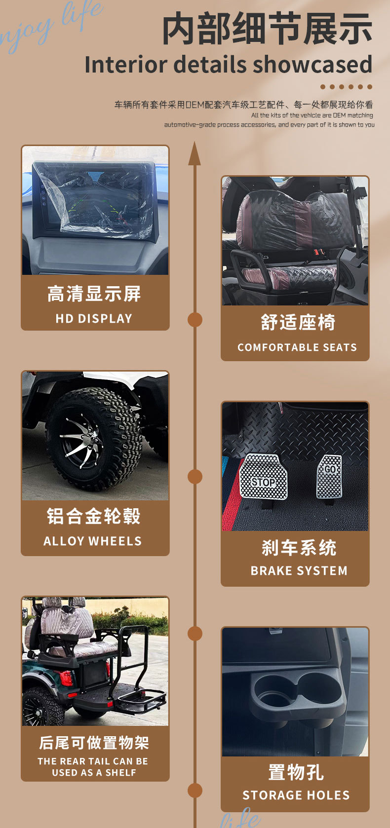 Customized Sales Office Tour Sightseeing Car Foreign Trade Export Electric Golf Cart Wholesale Reception Scenic Spot Sightseeing