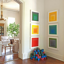 包豪斯餐厅的挂画多巴胺组合客厅装饰画极简风主义个性创意孟菲斯