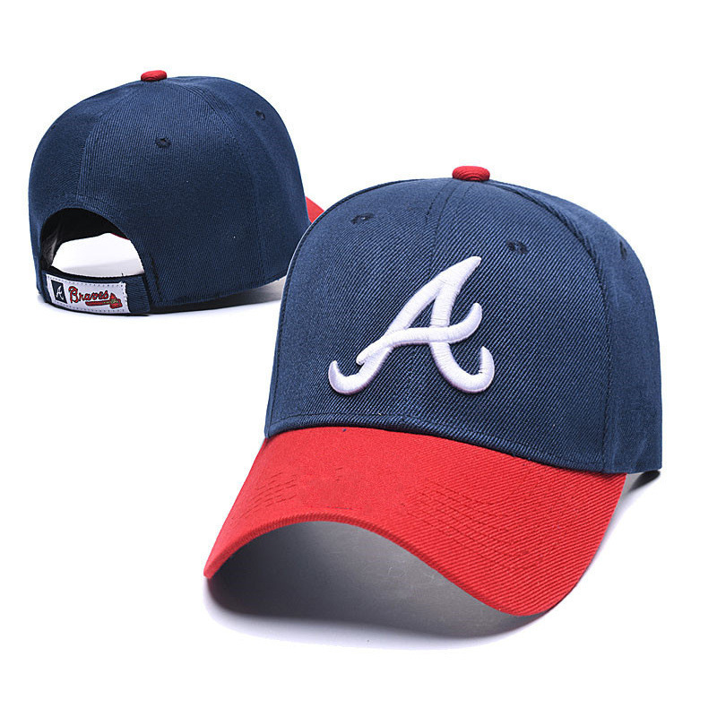 2025 Sombrero de la Liga de Béisbol [Atlanta Braves] sombrero de béisbol protector solar letras de sombrero de lengua de púas