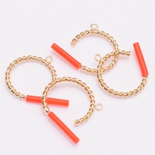 14K����ɫC���黨Ť��� S925�y� DIY�ֹ��������������Ʒ