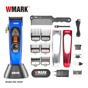 Wmark Hair Clipper Lcd Magnetic Levitation Professional Cross-Border Light Display Electric Clipper Dlc Blade Hair Clipper Ng-9004