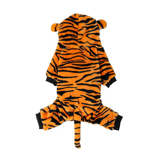 Factory pet autumn and winter clothing dog Tiger autumn and winter clothes warm Cat four-legged clothes dinosaur transformation clothes