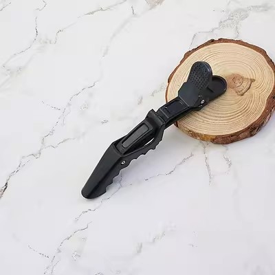 악어 클립 검정색 1개(인쇄 없음)