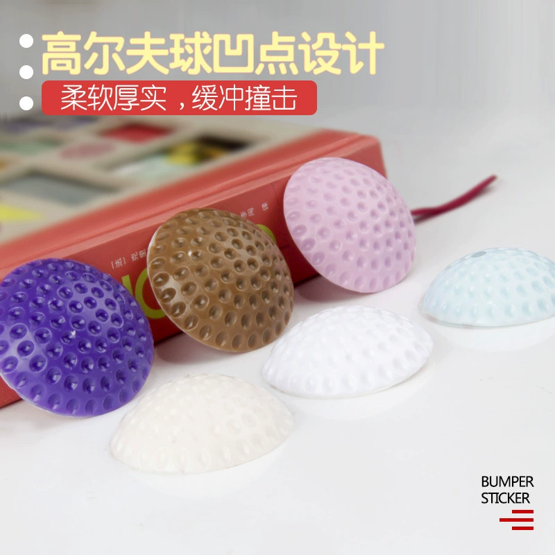 Амортизирующий удар силиконовый мяч для гольфа вогнутая точка дверного контакта утолщенный силиконовый коврик для защиты настенной мебели от столкновений коврик