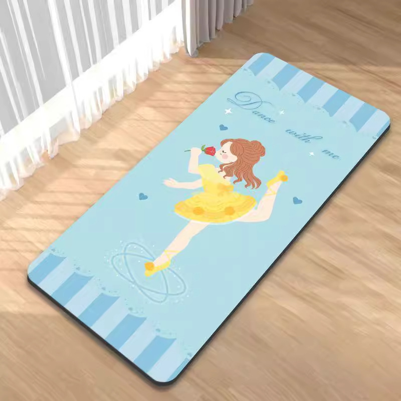 ヨガマット、フィットネスマット、ホームマット、フロアマット、女の子専用、厚みのある衝撃吸収、静音、2025新しいプロ仕様の滑り止め|undefined