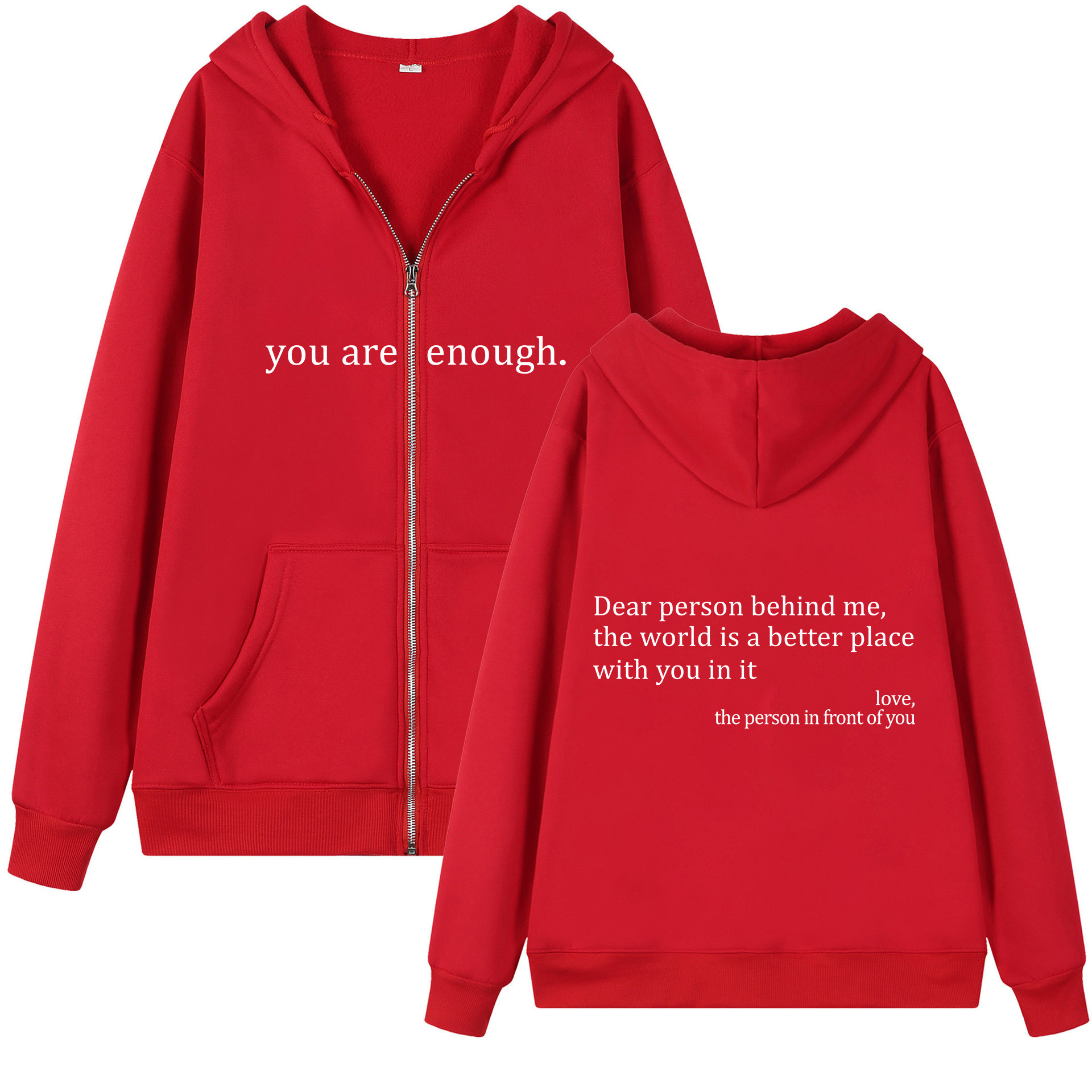 Ropa de mujer Sudaderas con capucha lindas para mujer Chaquetas de otoño para adolescentes Sudaderas de gran tamaño Ropa informal con cordón y cremallera_voghion.com