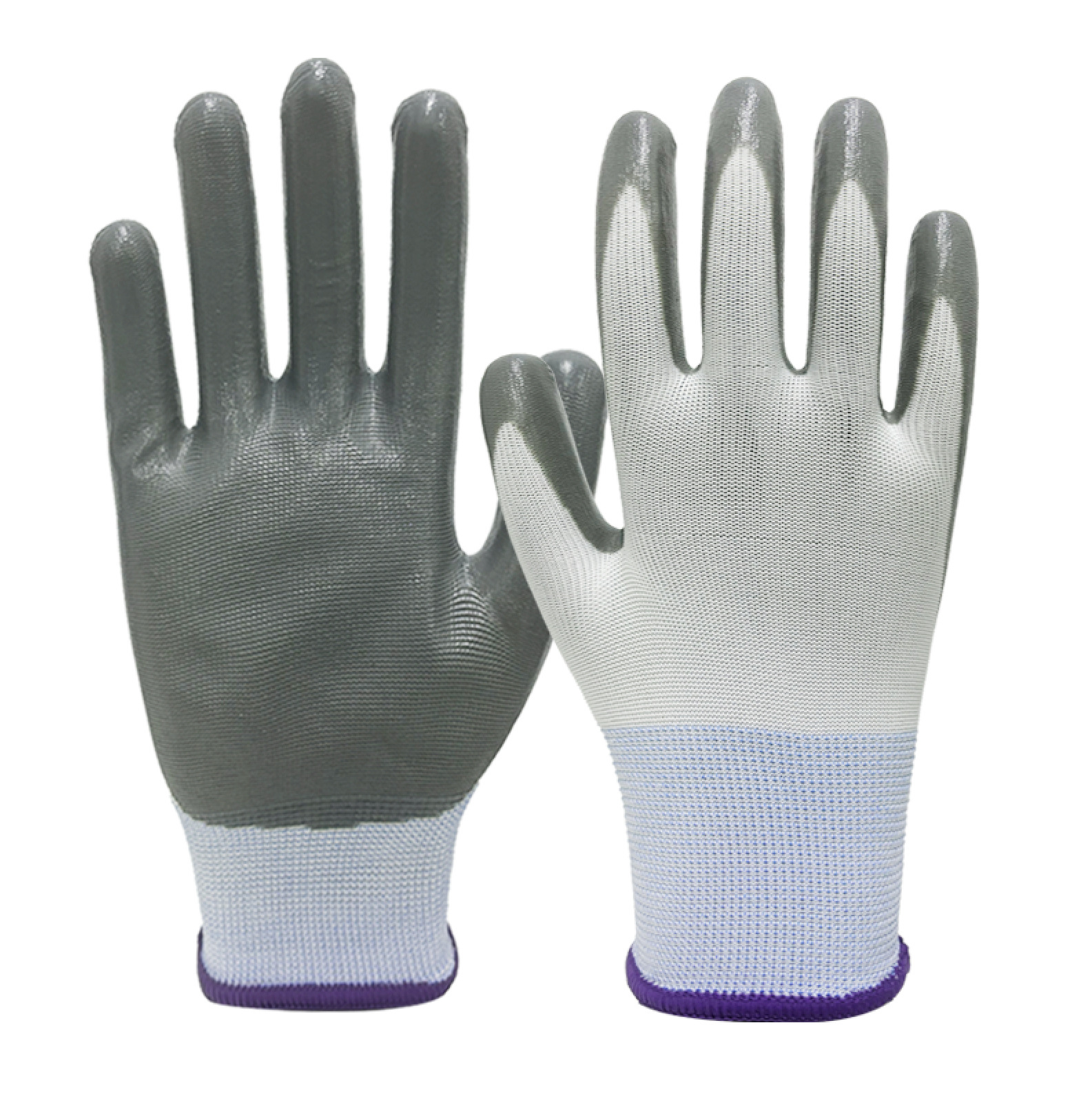 매우 두꺼운 회색 니트릴