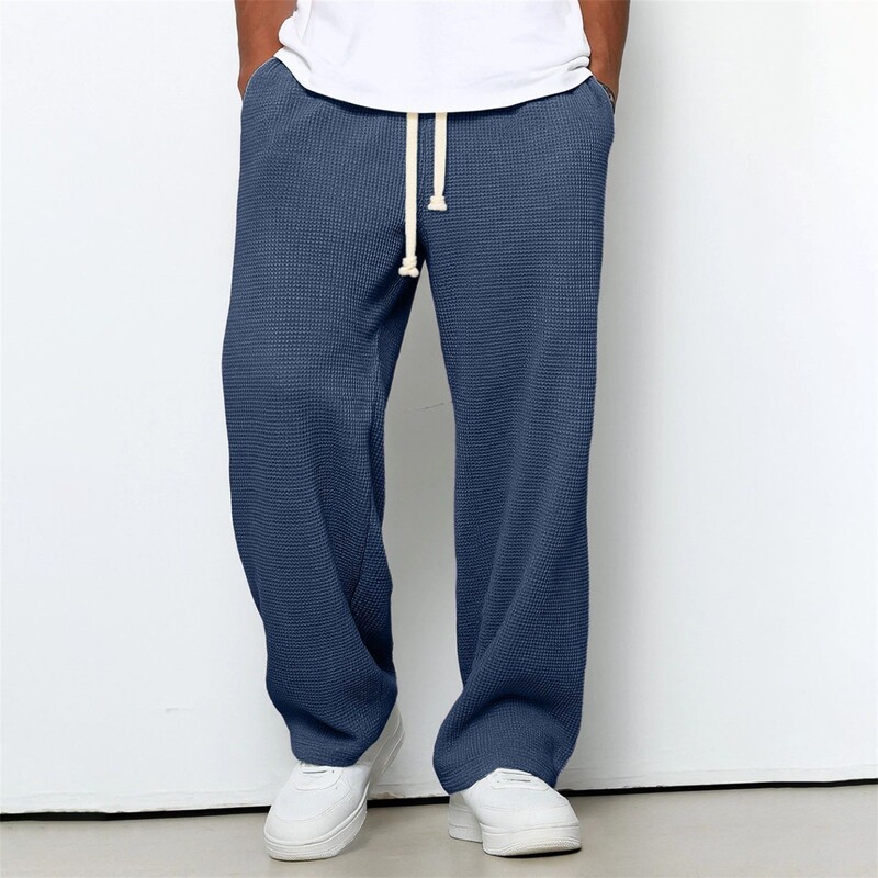 European and American Cross-Border Quick-Dry Pants for Men, Wide-Leg Sports Casual Long Pants, Spring and Autumn Trendy Brand Loose Drape Straight-Leg Sweatpants European and American Cross-Border Quick-Dry Pants for Men, Wide-Leg Sports Casual Long Pants, Spring and Autumn Trendy Brand Loose Drape Straight-Leg Sweatpants