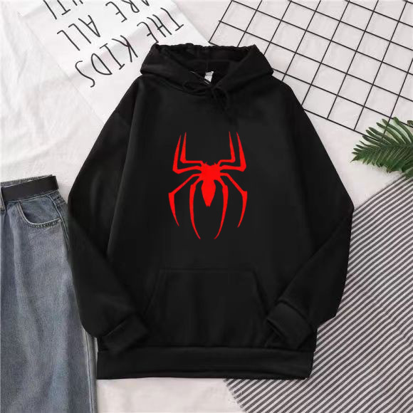 Cross-Border American-Style Trendy Spider Sweatshirt for Men and Women, Casual Loose Hip-Hop Autumn and Winter Hoodie, Factory Direct Sale Cross-Border American-Style Trendy Spider Sweatshirt for Men and Women, Casual Loose Hip-Hop Autumn and Winter Hoodie, Factory Direct Sale