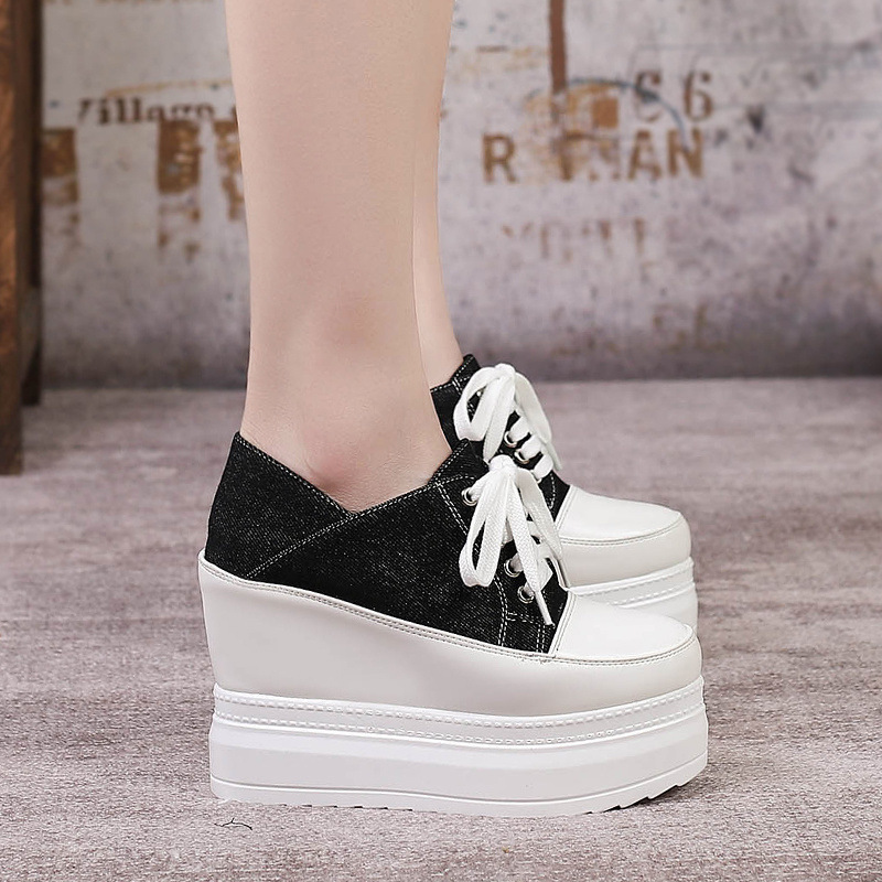 Centimeter Wedge Canvas Shoes White Shoes Platform Shoes All-match Women's Shoes Breathable Thick Sole Increased New Casual Shoes Centimeter Wedge Canvas Shoes White Shoes Platform Shoes All-match Women's Shoes Breathable Thick Sole Increased New Casual Shoes