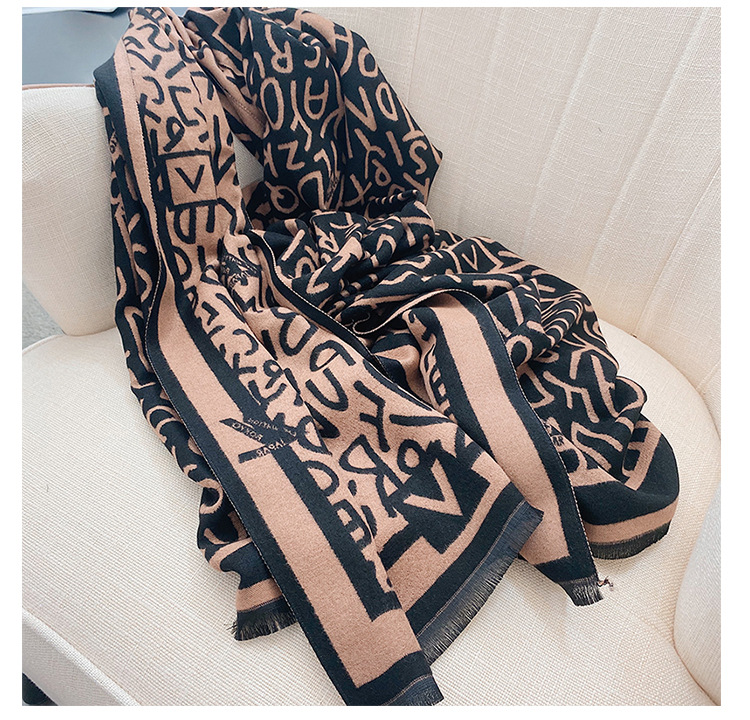 Cachecol em caxemira elegante para mulher xale versátil_voghion.com