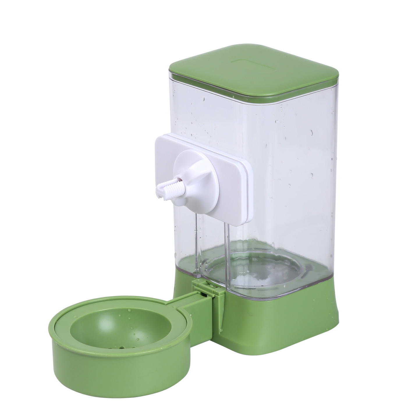 Perro bebedor de agua jaula colgante gato alimentación de agua gato villa cubierta abierta agregar agua tipo suspensión no húmeda boca de agua de cocina de agua de cocina tazón de agua