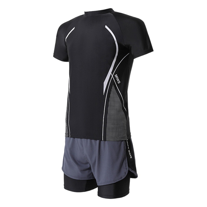 Men's New Summer Quick-Drying Sports Suit Men's Fitness Running Swimwear Pants Light Outdoor Swimming Beach