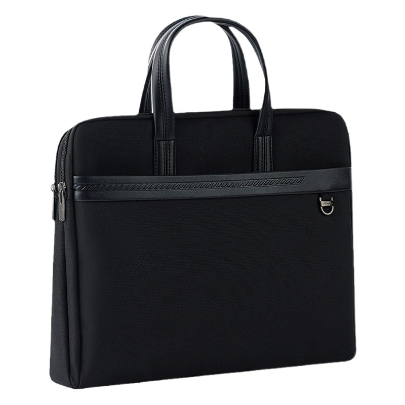 Onte-891 business handbag large capacity Office computer bag business briefcase conference document bag printable