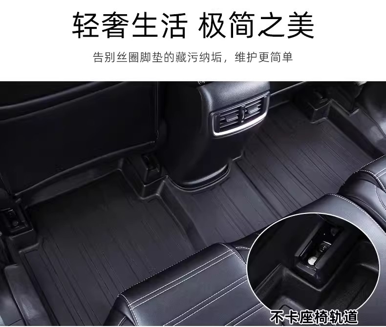 Right Hand Drive Floor Mats for Lexus RZ450E/RZ300E Waterproof TPE