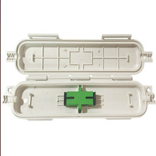 廠家供應光纖延長線對接保護盒SC型光纖法蘭接頭盒可做黑色和白色