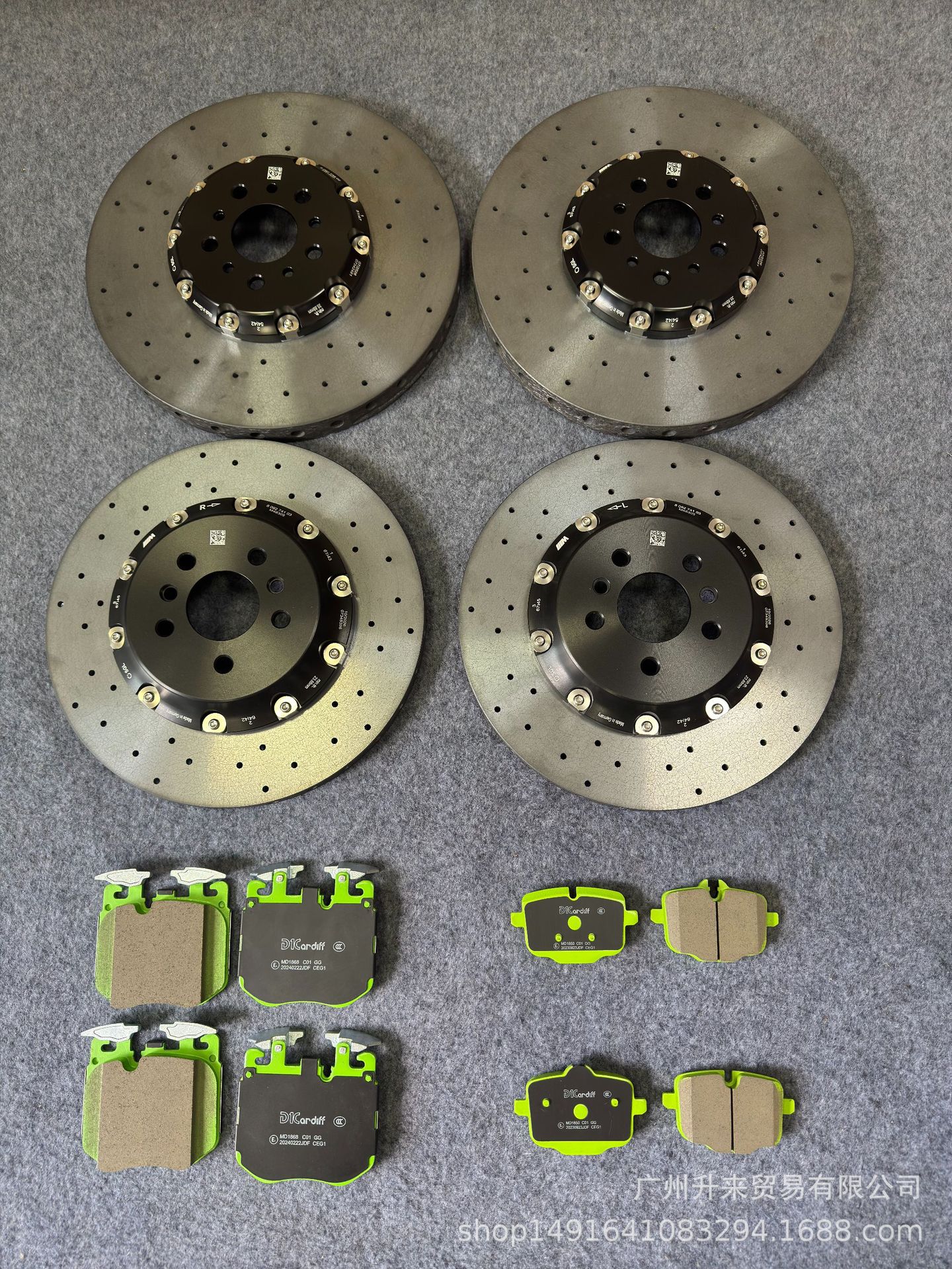 Six-piston 395x36mm 370mm carbon ceramic disc is suitable for g80 BMW g81m3 f97 f98 x3m
