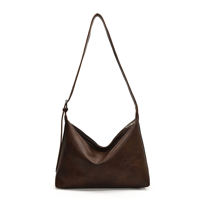 Bolso de gran capacidad relajado retro primavera 2025 nueva moda mochila de hombro textural bolso de dumpling damas